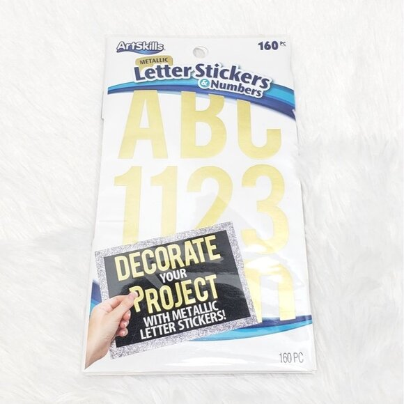 Glitter Bulletin Letters Numbers Bulk Lot Craft Foam Sparkle Blue Silver Gold - Picture 7 of 7